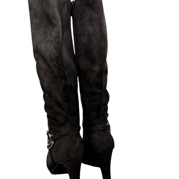 New Impo Women's Black Knee-High Boots Comfortable 4”Heel Sexy - Picture 9 of 9